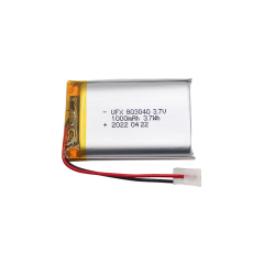 중국 배터리 회사 전동 구강 세정기 전원 공급 장치 배터리 UFX 803040 3.7v 1000mAh 리튬 이온 배터리