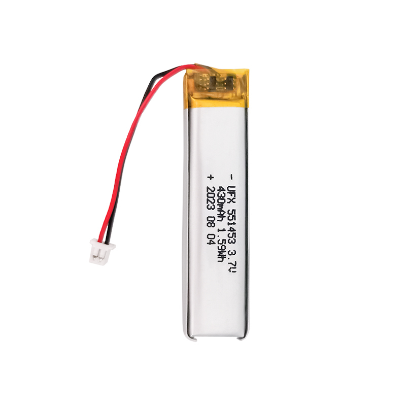 Lithium Cell Manufacturers Customized Wireless Pet Feeders Battery UFX 551453 430mAh 3.7V Battery Lipo