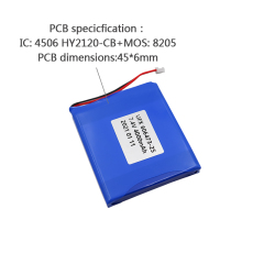 리튬 배터리 전원 공급 장치 UFX 606473-2S 4000mAh 7.4V 직렬 배터리 2개