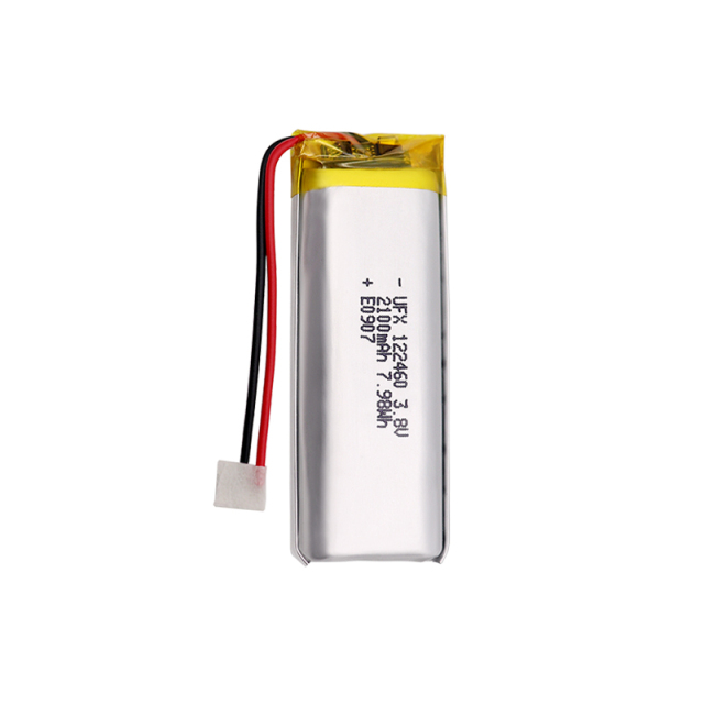 중국의 리튬 이온 전지 제조업체 무선 전화기용 충전식 배터리 UFX 122460 2100mAh 3.8V Polymer Batteries
