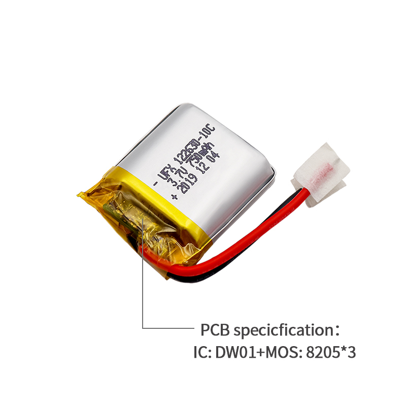 중국 리튬 이온 전지 제조업체 맞춤형 공기 청정기 배터리 UFX 654065-5C 1900mAh 3.7V 5C 방전 배터리 팩