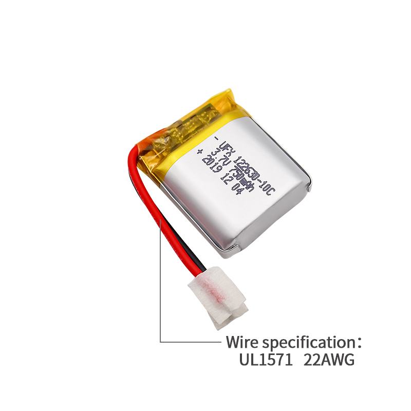 중국 리튬 이온 전지 제조업체 맞춤형 공기 청정기 배터리 UFX 654065-5C 1900mAh 3.7V 5C 방전 배터리 팩