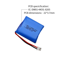 중국 배터리 공장 UFX 113942 1800mAh 3.7V 대용량 리튬 배터리