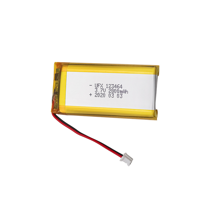 중국 리튬 배터리 제조업체 UFX 123464 2800mAh 3.7V 대용량 리튬 배터리
