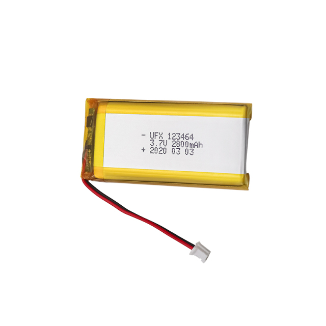 중국 리튬 배터리 제조업체 UFX 123464 2800mAh 3.7V 대용량 리튬 배터리