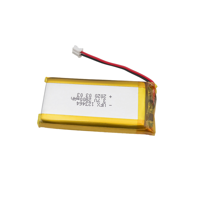 중국 리튬 배터리 제조업체 UFX 123464 2800mAh 3.7V 대용량 리튬 배터리