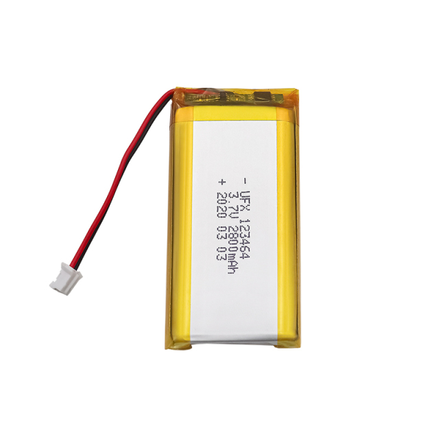 중국 리튬 배터리 제조업체 UFX 123464 2800mAh 3.7V 대용량 리튬 배터리