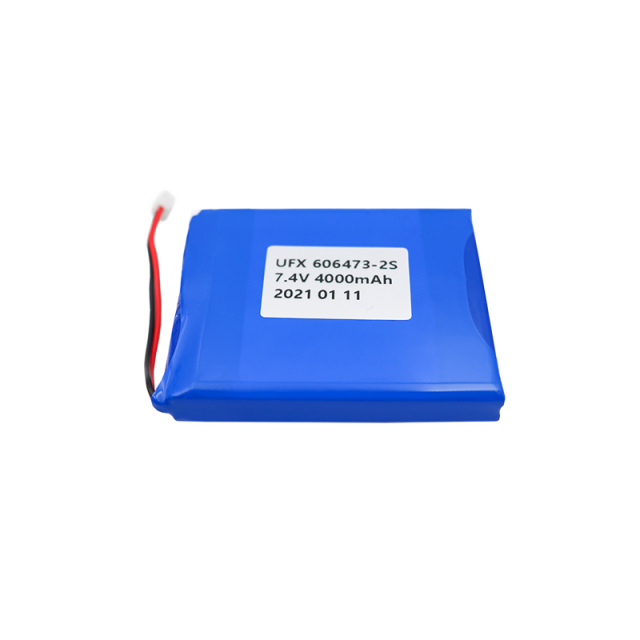 리튬 배터리 전원 공급 장치 UFX 606473-2S 4000mAh 7.4V 직렬 배터리 2개