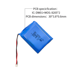 미국의 리튬 배터리 제조업체 손전등용 배터리 UFX 163543 2500mAh 3.7V 3.7V 리튬 이온 배터리
