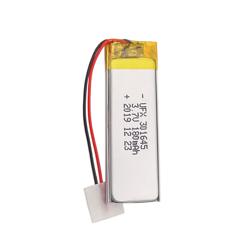 Lithium Polymer Battery Manufacturer UFX 301645 180mAh Lipo Battery 3.7 v 180mah