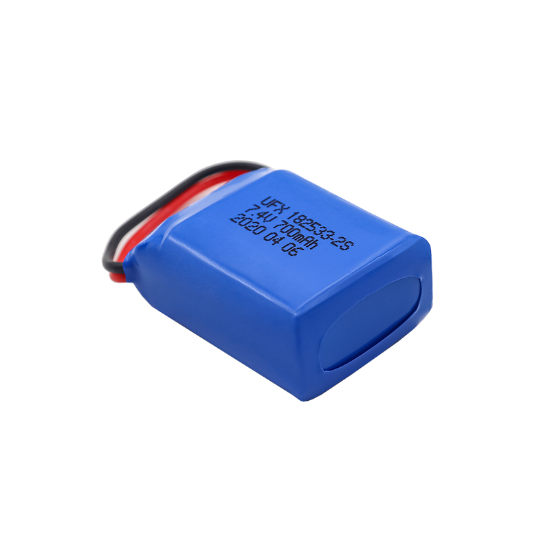 리튬 폴리머 배터리 제조업체 UFX 182533-2S 700mAh 7.4V 2셀 배터리