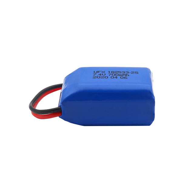 리튬 폴리머 배터리 제조업체 UFX 182533-2S 700mAh 7.4V 2셀 배터리