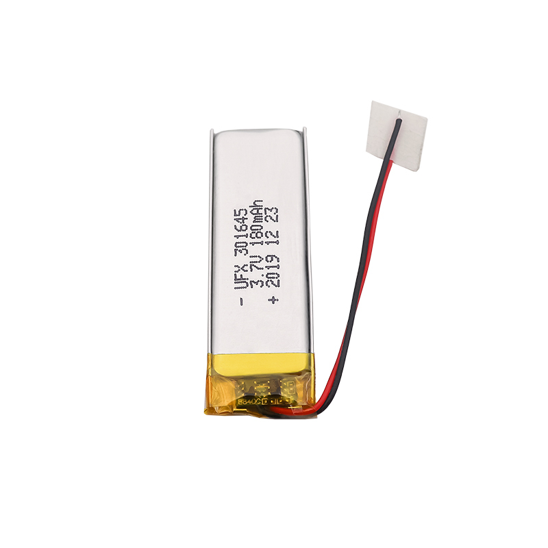Lithium Polymer Battery Manufacturer UFX 301645 180mAh Lipo Battery 3.7 v 180mah