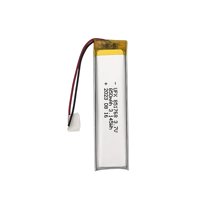 중국 리튬이온 배터리 제조업체 맞춤형 안마기 고압 배터리 UFX 603759 1300mAh 3.7V 프리미엄 충전 배터리
