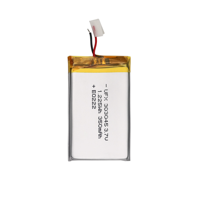 중국 리튬 이온 셀 제조업체 전문 맞춤형 유축기 리튬 폴리머 배터리 UFX 801730 350mAh 3.7V 미니 리튬 폴리머 배터리