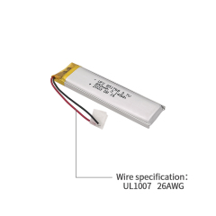 중국 리튬이온 배터리 제조업체 맞춤형 안마기 고압 배터리 UFX 603759 1300mAh 3.7V 프리미엄 충전 배터리