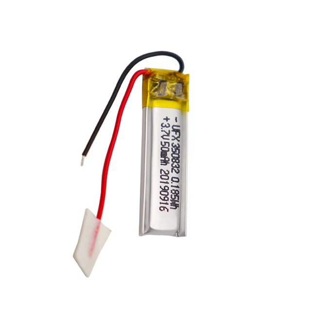 리튬 배터리 제조 회사 스마트 체중계 배터리 UFX 350832 50mAh 3.7V