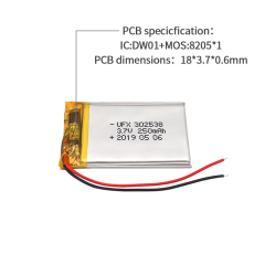 Chinese Battery Maker Rechargeable Battery Pack For Xbox One Controller UFX302538 250mAh 3.7V Small Li