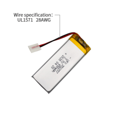 중국 LiPo셀 공장 도매 전자 초인종 배터리 UFX 602040 450mAh 3.7V 리튬 폴리머 배터리 팩
