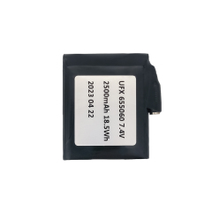 리튬 배터리 공급 업체 남아프리카 공화국 손전등용 리튬 이온 배터리 UFX 605060 2500mAh 7.4V 6V 충전식 배터리