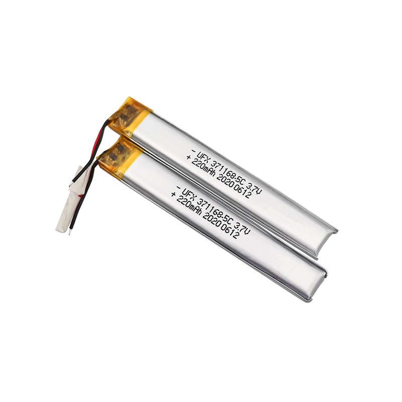 China Lipo Battery 방전 속도 | 고속 배터리 UFX 371168-5C 220mAh 3.7V