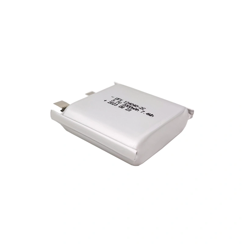 중국 배터리 회사 토치용 충전식 배터리 UFX 124040 2000mAh 3.7V 리튬 이온 폴리머 배터리