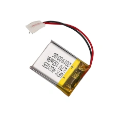 중국의 Li-po 전지 제조업체가 UFX 501525 150mAh 3.7V Li-po 배터리 팩을 미용 기기에 공급합니다