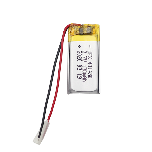 중국 LiPo셀 공장 리튬 이온 배터리 충전식 UFX 501230 130mAh 3.7V 리튬 전지