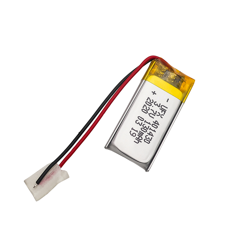 중국 LiPo셀 공장 리튬 이온 배터리 충전식 UFX 501230 130mAh 3.7V 리튬 전지