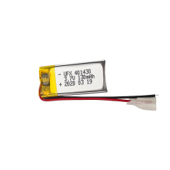 중국 LiPo셀 공장 리튬 이온 배터리 충전식 UFX 501230 130mAh 3.7V 리튬 전지
