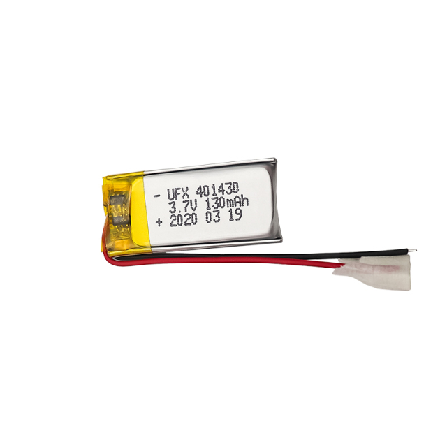 중국 LiPo셀 공장 리튬 이온 배터리 충전식 UFX 501230 130mAh 3.7V 리튬 전지