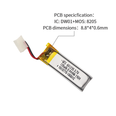 Chinese Battery Producers Wholesale UFX401235 120mAh 3.7V Intelligent Wearable Battery