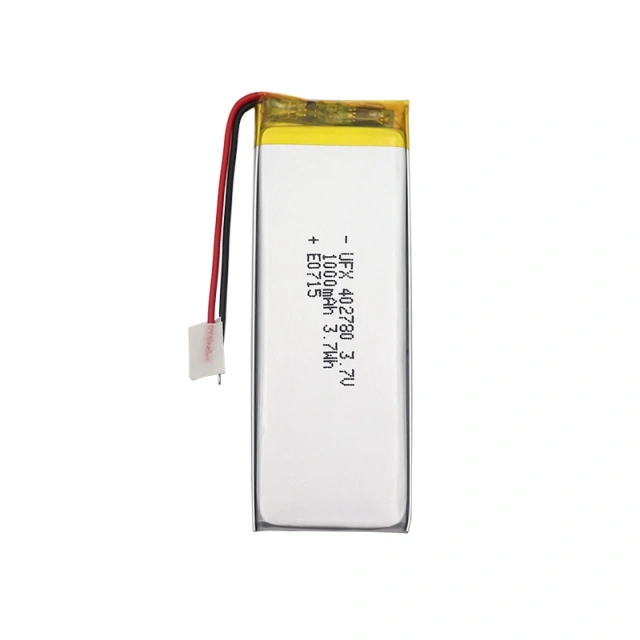 중국의 리튬 이온 전지 제조업체 기타 페이지 터너 배터리 UFX 402780 1000mAh 3.7V 대용량 배터리