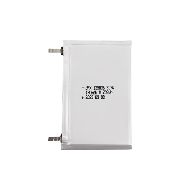 리튬 이온 폴리머 셀 공장 Iot 장치용 도매 초박형 배터리 UFX 013040 70mAh 3.7V 충전식 리튬 폴리머 배터리 팩