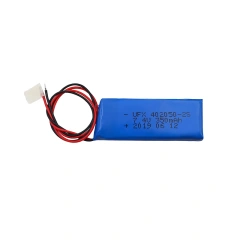 리튬 배터리 팩 공급업체 스마트 기타 전원 배터리 UFX 402050-2S 350mAh 7.4V