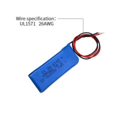 리튬 배터리 팩 공급업체 스마트 기타 전원 배터리 UFX 402050-2S 350mAh 7.4V