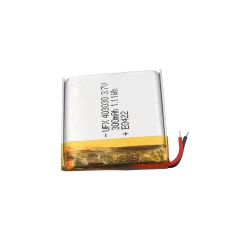 Lithium Battery Pack Suppliers Sports belt battery UFX 403030 300mAh 3.7V Ion Battery 3.7 Volt
