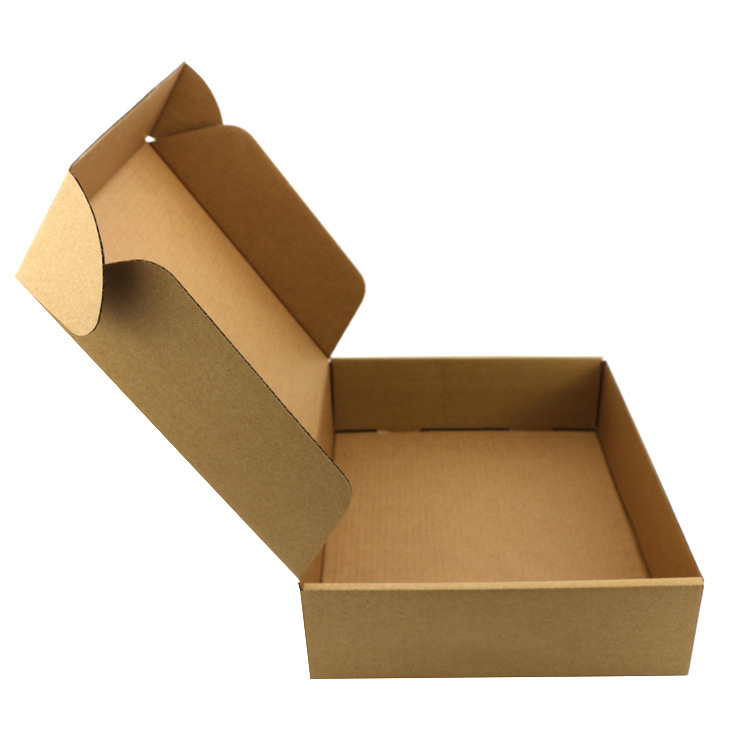 19 years factory printing corrugated cardboard mailer box custom brown kraft shipping boxes with logo packaging