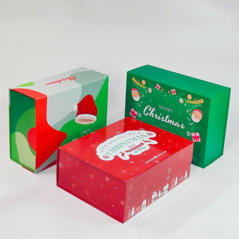 Cardboard Box Wholesale Wedding Cosmetic Packaging Paper Box Custom Logo Luxury Magnetic Closure Christmas Gift box