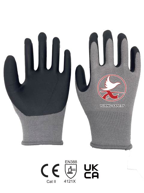 13 gauge BAMBOO liner with nitrile foam palm coating