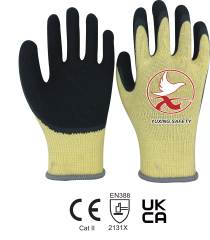 10 gauge 5 threads liner with latex foam palm coating
