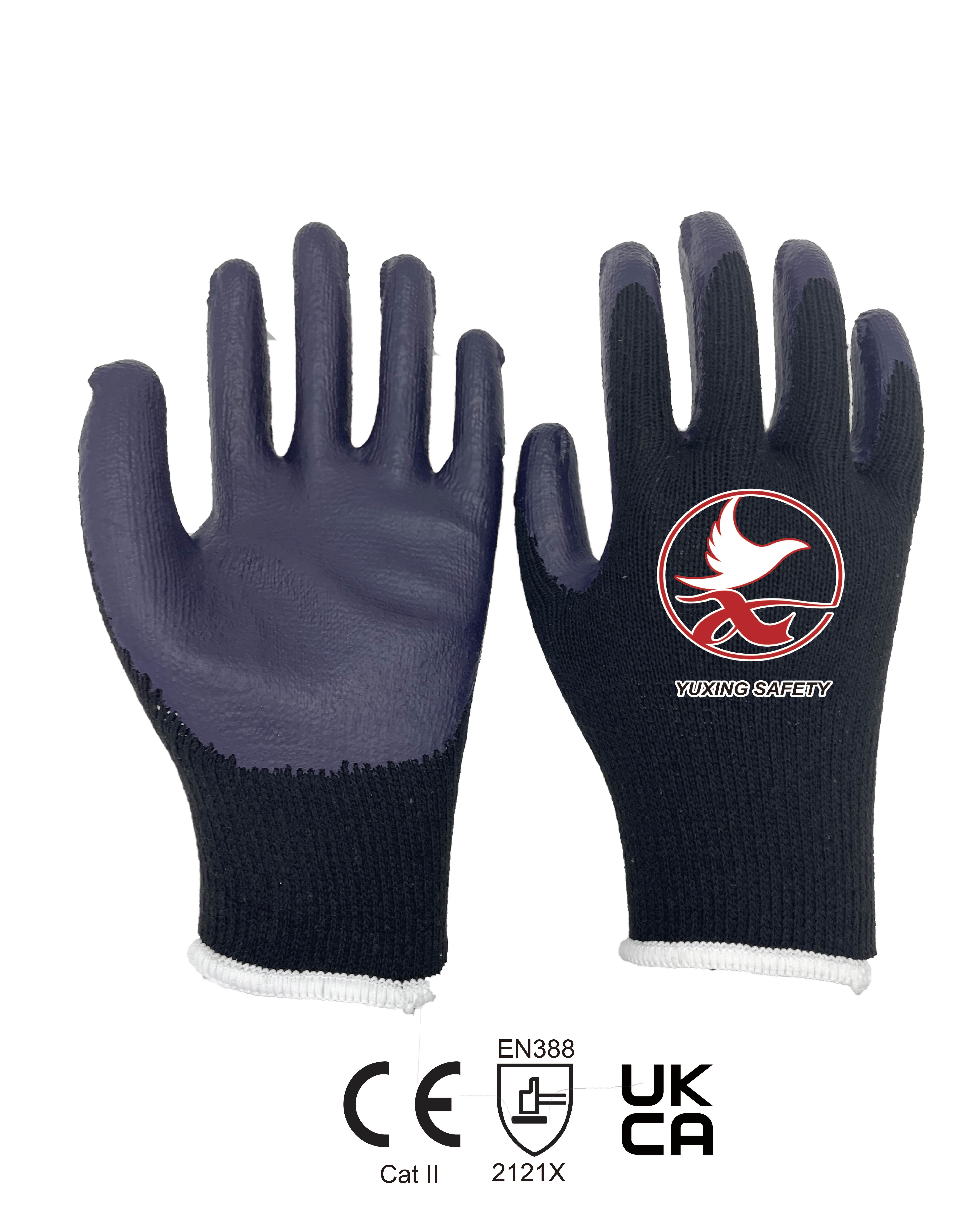 10 gauge RECYCLED polycotton liner with latex smooth palm coating