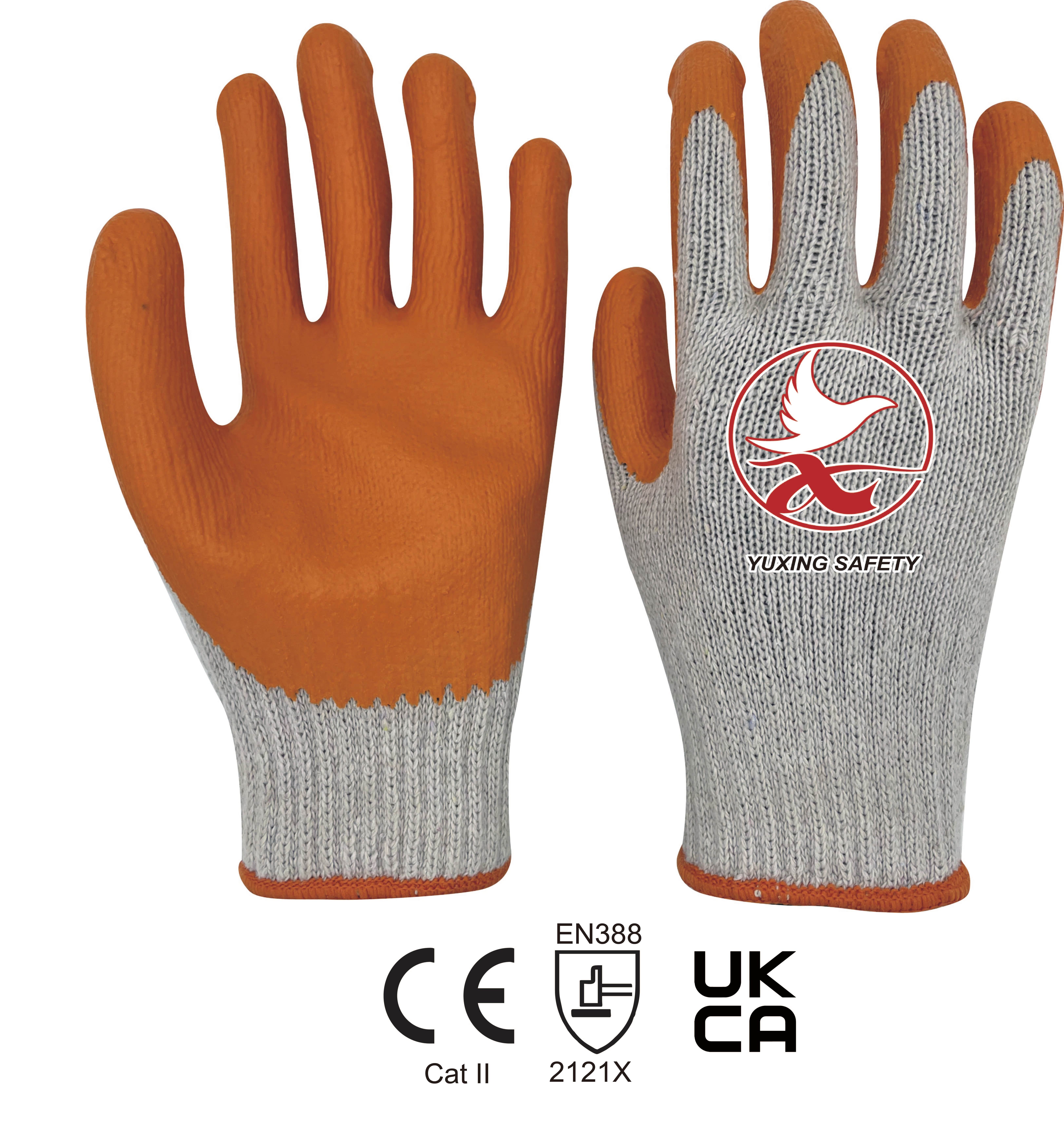 7 gauge RECYCLED polycotton liner with latex smooth palm coating