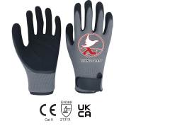 13 gauge nylon liner with latex sandy palm coating