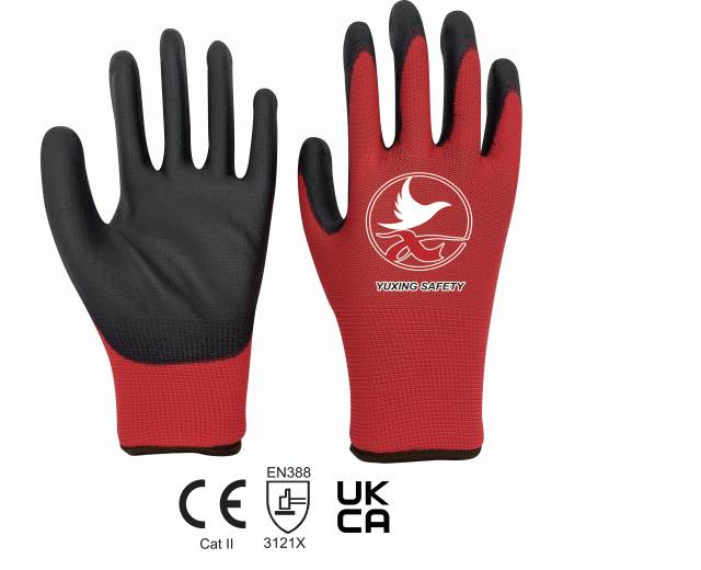 13 gauge polyester liner with PU palm coating
