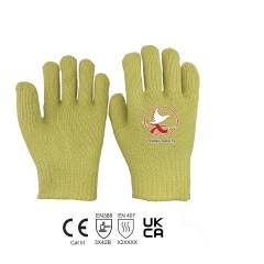7 gauge Aramid fiber + cotton inner liner anti heat gloves