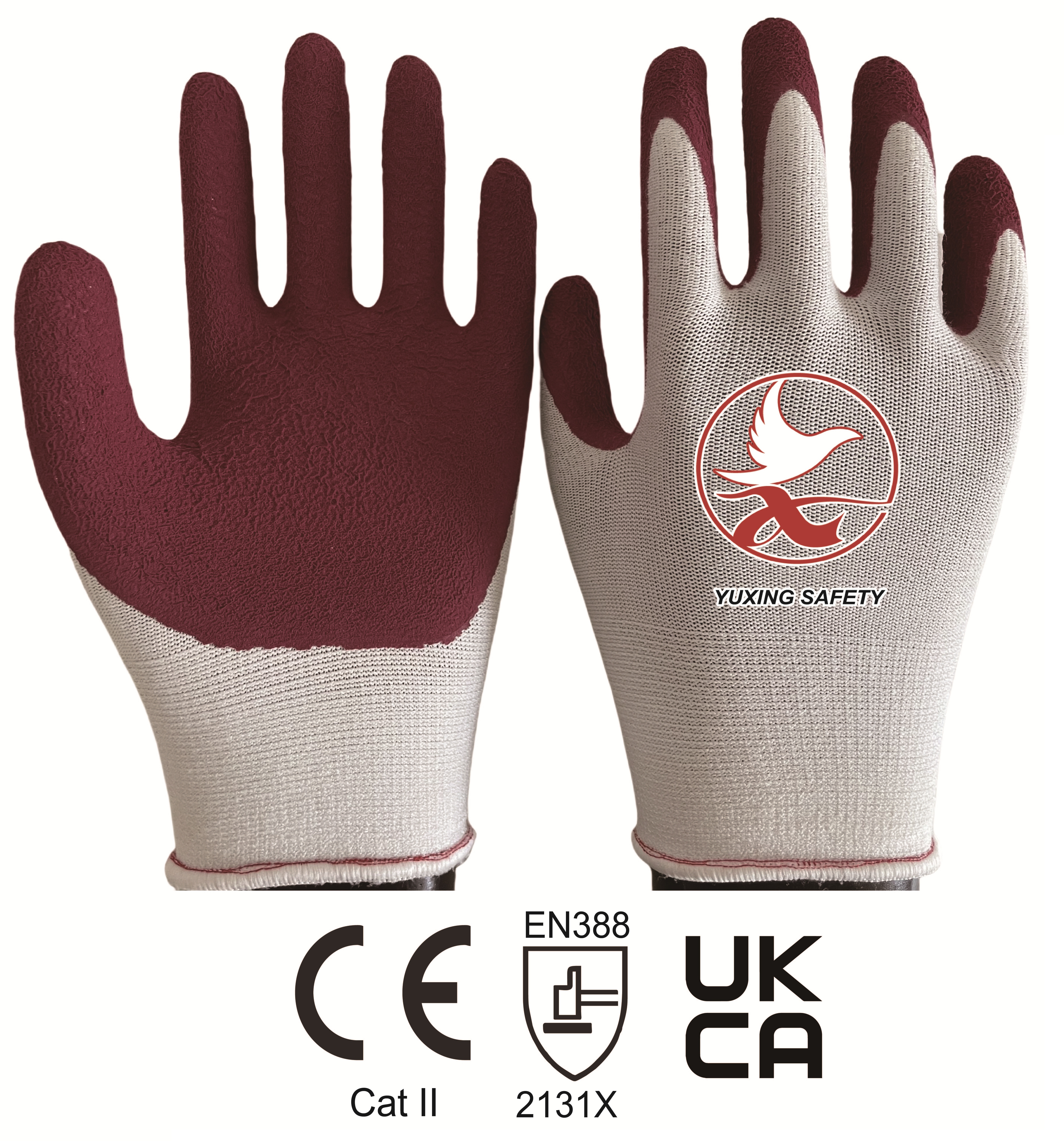13 gauge BAMBOO liner with latex foam palm coating