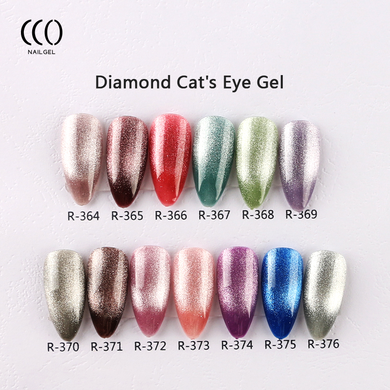 Diamond Cat Eye Gel Polish UV Gel Nails Art