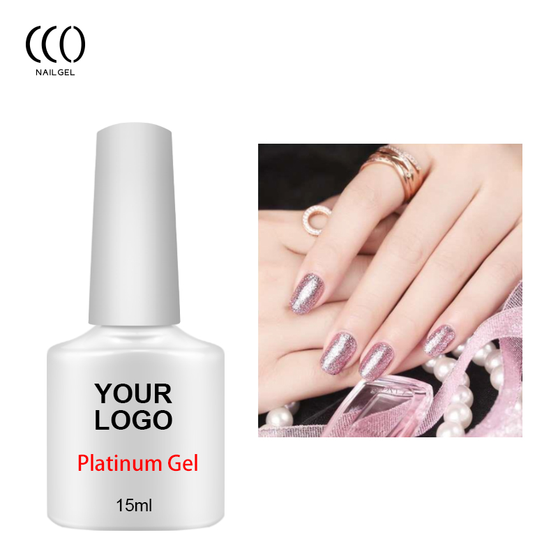 OEM Gel Nail Polish Art Designs Platinum Gel