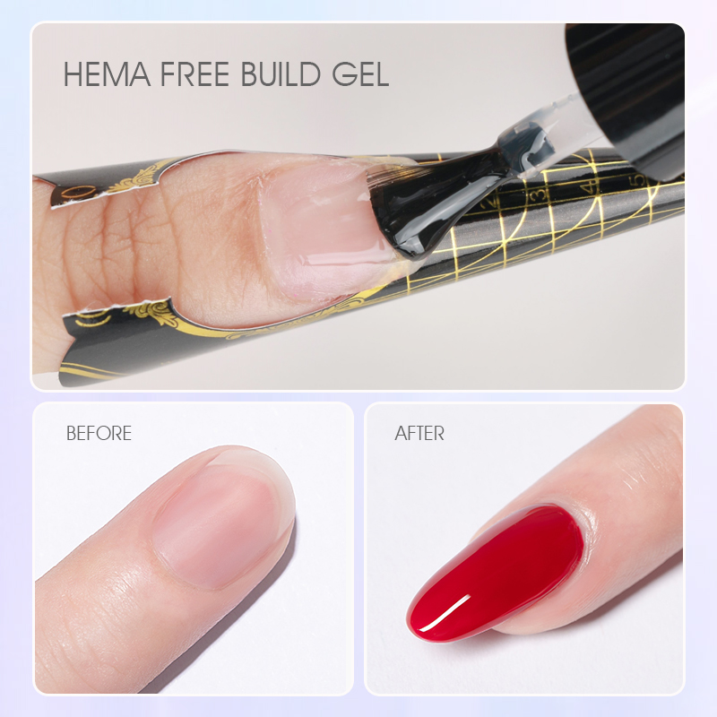 Gel Nails Hema Free Natural Uv Extension Gel